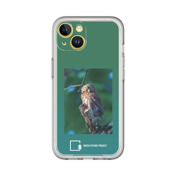 スリムプロテクションプレミアムケース［ Green Future Project - Ferruginous Pygmy Owl ］