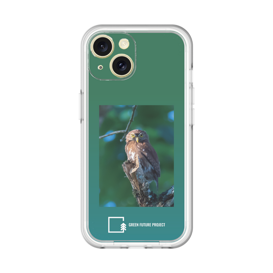 スリムプロテクションプレミアムケース［ Green Future Project - Ferruginous Pygmy Owl ］