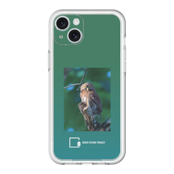 スリムプロテクションプレミアムケース［ Green Future Project - Ferruginous Pygmy Owl ］
