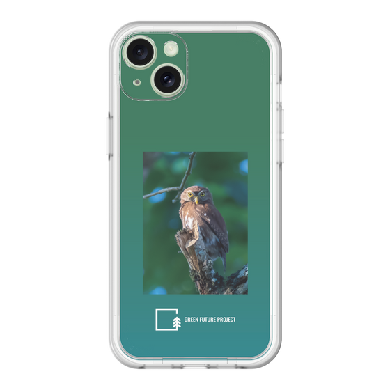 スリムプロテクションプレミアムケース［ Green Future Project - Ferruginous Pygmy Owl ］
