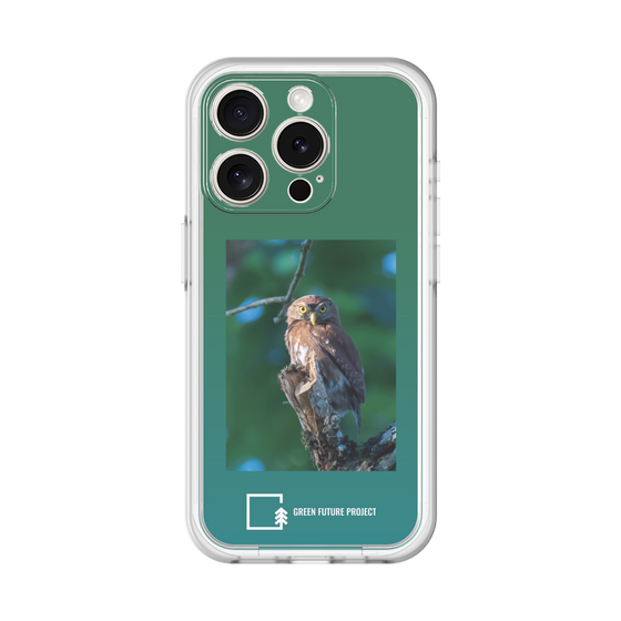 スリムプロテクションプレミアムケース［ Green Future Project - Ferruginous Pygmy Owl ］