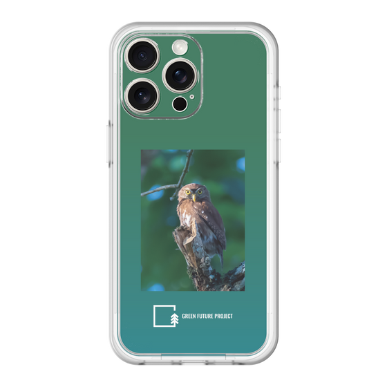 スリムプロテクションプレミアムケース［ Green Future Project - Ferruginous Pygmy Owl ］
