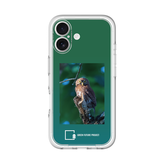 スリムプロテクションプレミアムケース［ Green Future Project - Ferruginous Pygmy Owl ］