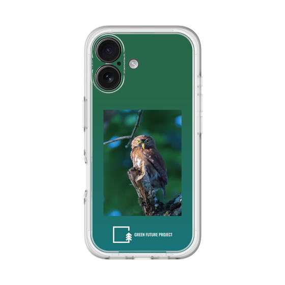 スリムプロテクションプレミアムケース［ Green Future Project - Ferruginous Pygmy Owl ］