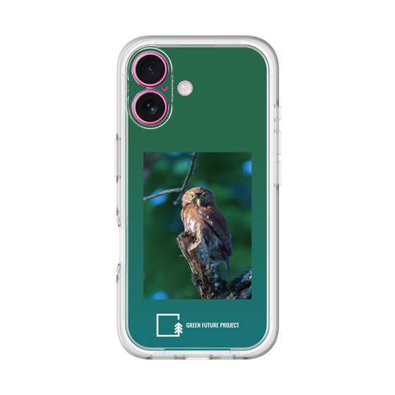 スリムプロテクションプレミアムケース［ Green Future Project - Ferruginous Pygmy Owl ］
