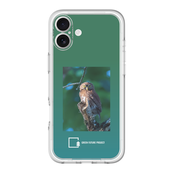 スリムプロテクションプレミアムケース［ Green Future Project - Ferruginous Pygmy Owl ］