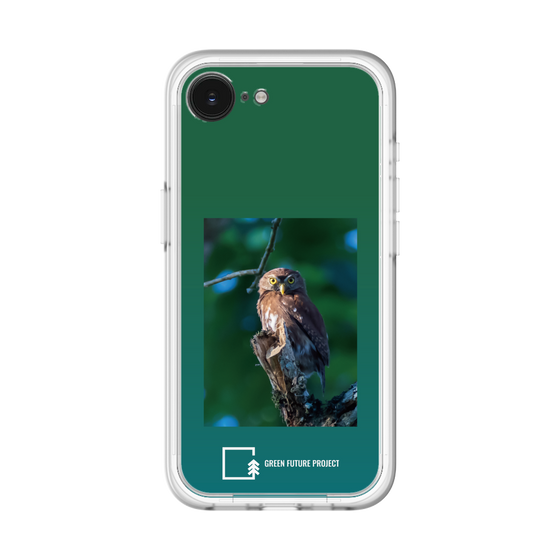 スリムプロテクションプレミアムケース［ Green Future Project - Ferruginous Pygmy Owl ］