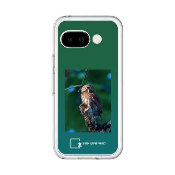 スリムプロテクションプレミアムケース［ Green Future Project - Ferruginous Pygmy Owl ］