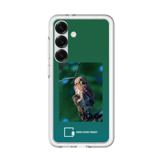 スリムプロテクションプレミアムケース［ Green Future Project - Ferruginous Pygmy Owl ］