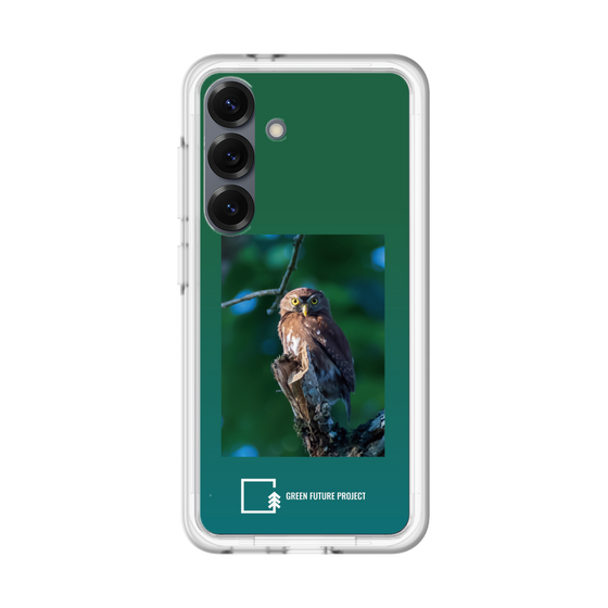 スリムプロテクションプレミアムケース［ Green Future Project - Ferruginous Pygmy Owl ］