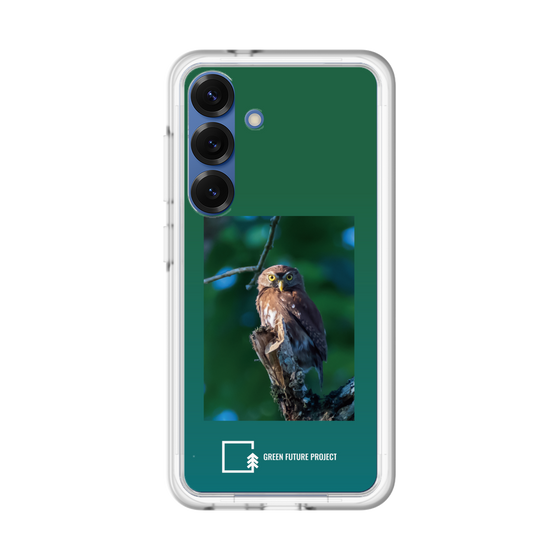 スリムプロテクションプレミアムケース［ Green Future Project - Ferruginous Pygmy Owl ］