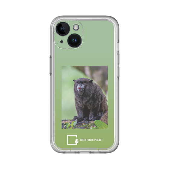 スリムプロテクションプレミアムケース［ Green Future Project - Black-mantled Tamarin ］