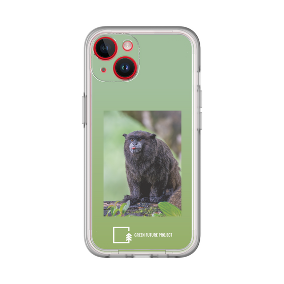 スリムプロテクションプレミアムケース［ Green Future Project - Black-mantled Tamarin ］