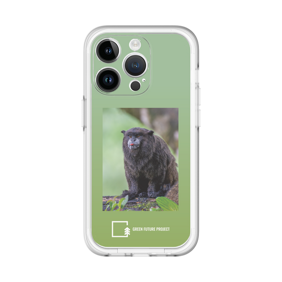 スリムプロテクションプレミアムケース［ Green Future Project - Black-mantled Tamarin ］