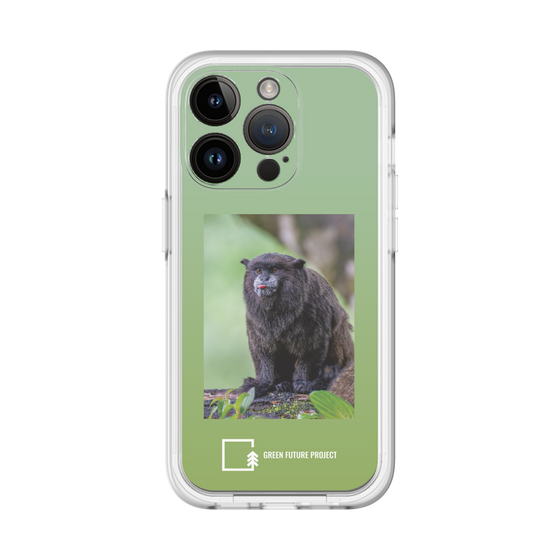 スリムプロテクションプレミアムケース［ Green Future Project - Black-mantled Tamarin ］