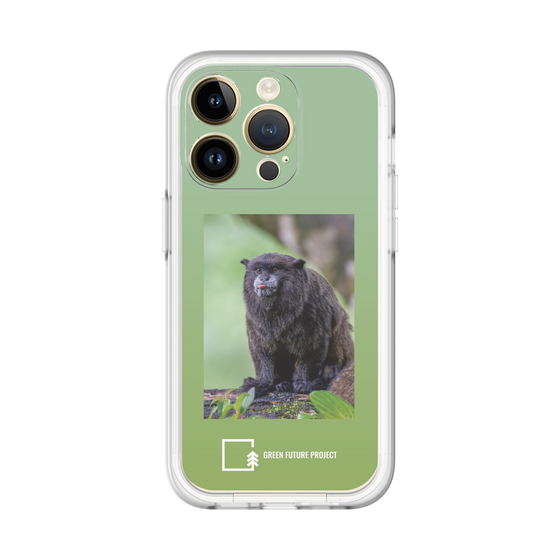 スリムプロテクションプレミアムケース［ Green Future Project - Black-mantled Tamarin ］