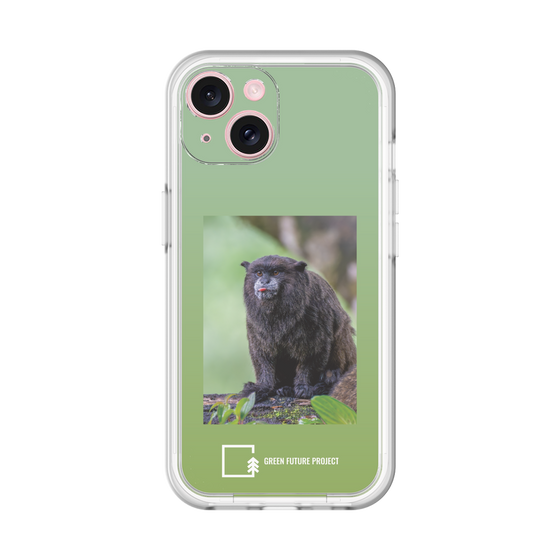 スリムプロテクションプレミアムケース［ Green Future Project - Black-mantled Tamarin ］