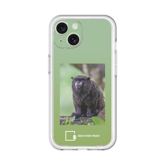 スリムプロテクションプレミアムケース［ Green Future Project - Black-mantled Tamarin ］