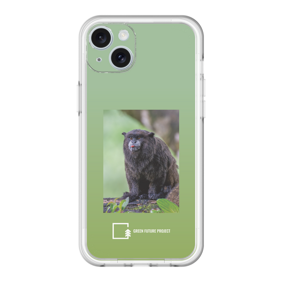 スリムプロテクションプレミアムケース［ Green Future Project - Black-mantled Tamarin ］