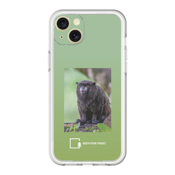 スリムプロテクションプレミアムケース［ Green Future Project - Black-mantled Tamarin ］