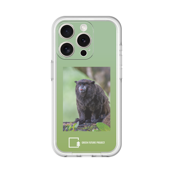 スリムプロテクションプレミアムケース［ Green Future Project - Black-mantled Tamarin ］