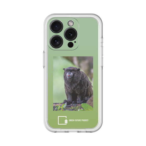 スリムプロテクションプレミアムケース［ Green Future Project - Black-mantled Tamarin ］