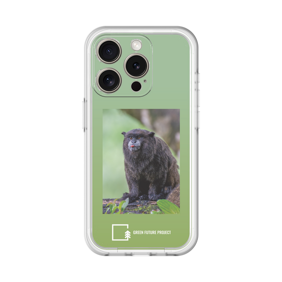 スリムプロテクションプレミアムケース［ Green Future Project - Black-mantled Tamarin ］