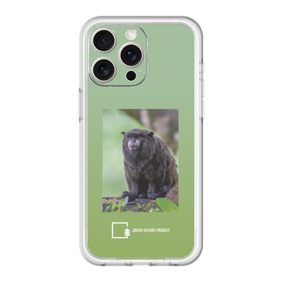 スリムプロテクションプレミアムケース［ Green Future Project - Black-mantled Tamarin ］