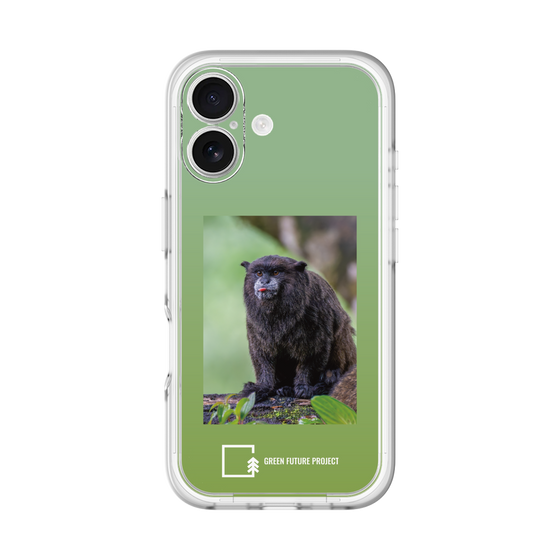 スリムプロテクションプレミアムケース［ Green Future Project - Black-mantled Tamarin ］