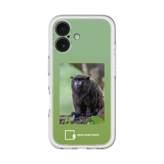 スリムプロテクションプレミアムケース［ Green Future Project - Black-mantled Tamarin ］