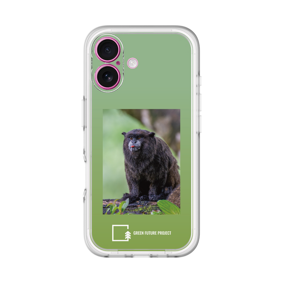 スリムプロテクションプレミアムケース［ Green Future Project - Black-mantled Tamarin ］