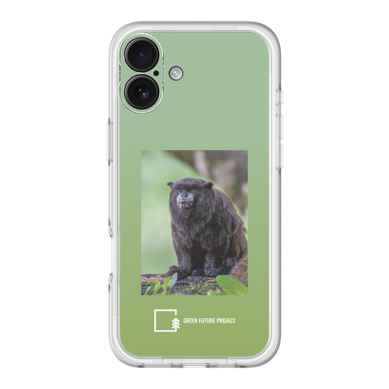 スリムプロテクションプレミアムケース［ Green Future Project - Black-mantled Tamarin ］