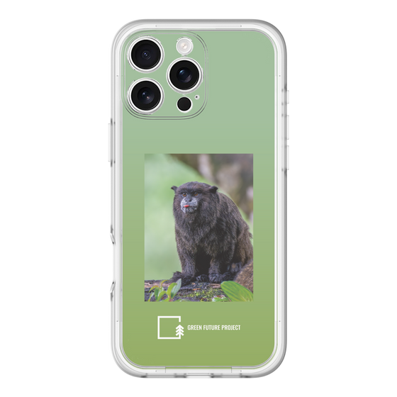 スリムプロテクションプレミアムケース［ Green Future Project - Black-mantled Tamarin ］