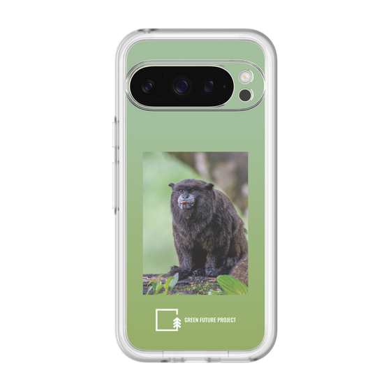 スリムプロテクションプレミアムケース［ Green Future Project - Black-mantled Tamarin ］