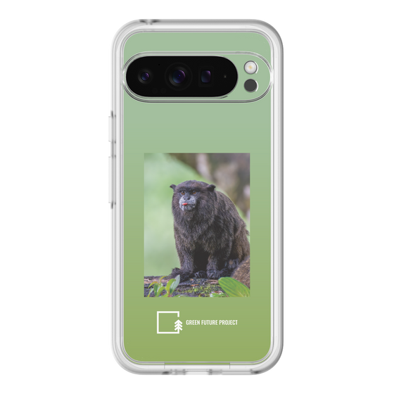 スリムプロテクションプレミアムケース［ Green Future Project - Black-mantled Tamarin ］