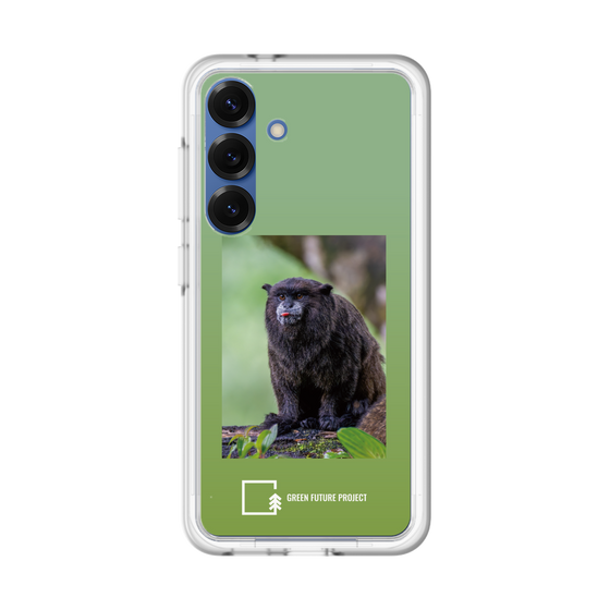 スリムプロテクションプレミアムケース［ Green Future Project - Black-mantled Tamarin ］