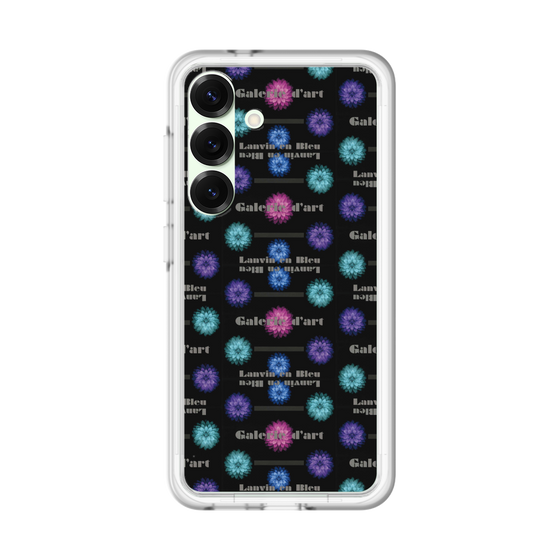 スリムプロテクションプレミアムケース［ LANVIN en Bleu - Flower pattern ］