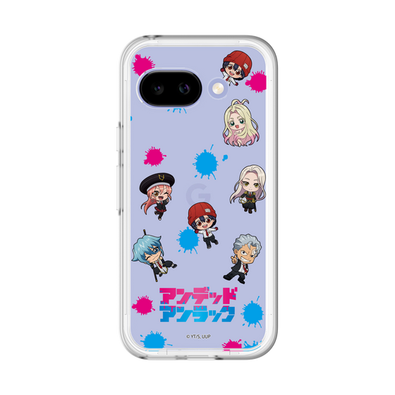 スリムプロテクションプレミアムケース［ アンデッドアンラック - ミニキャラ - 総柄 ］