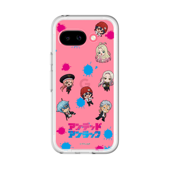 スリムプロテクションプレミアムケース［ アンデッドアンラック - ミニキャラ - 総柄 ］