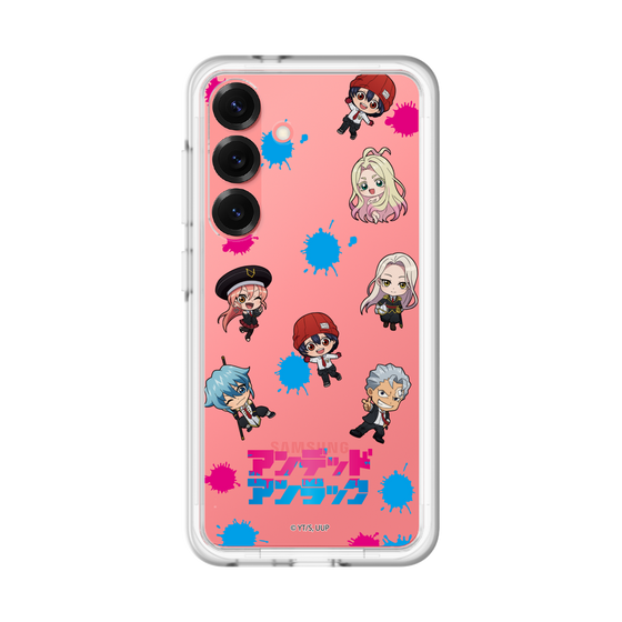 スリムプロテクションプレミアムケース［ アンデッドアンラック - ミニキャラ - 総柄 ］
