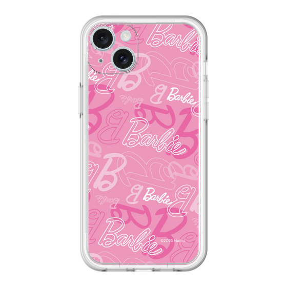 スリムプロテクションプレミアムケース［ Barbie - ロゴパターン1 ］