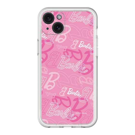 スリムプロテクションプレミアムケース［ Barbie - ロゴパターン1 ］