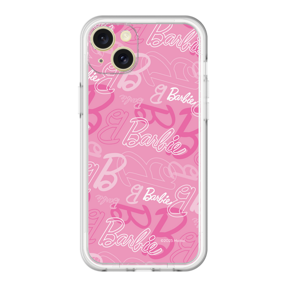 スリムプロテクションプレミアムケース［ Barbie - ロゴパターン1 ］