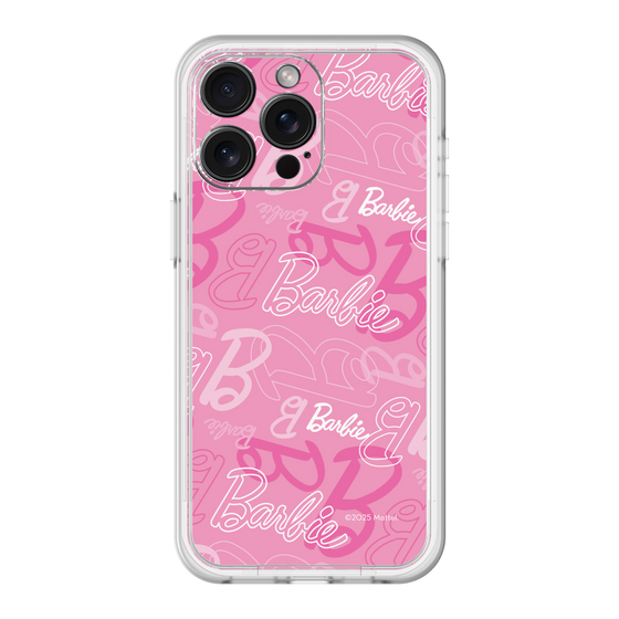 スリムプロテクションプレミアムケース［ Barbie - ロゴパターン1 ］