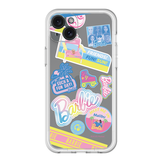 スリムプロテクションプレミアムケース［ Barbie - ステッカー ］
