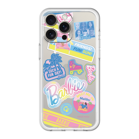 スリムプロテクションプレミアムケース［ Barbie - ステッカー ］