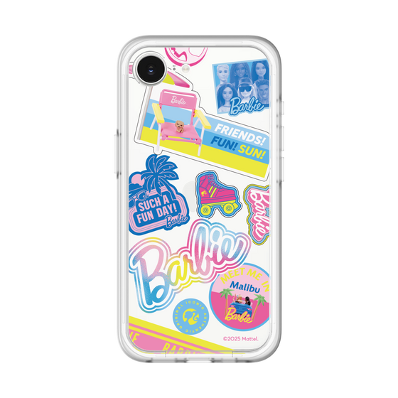 スリムプロテクションプレミアムケース［ Barbie - ステッカー ］