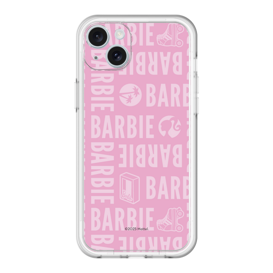 スリムプロテクションプレミアムケース［ Barbie - ロゴパターン3 ］