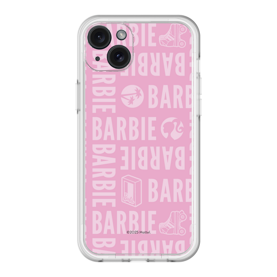 スリムプロテクションプレミアムケース［ Barbie - ロゴパターン3 ］