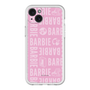 スリムプロテクションプレミアムケース［ Barbie - ロゴパターン3 ］